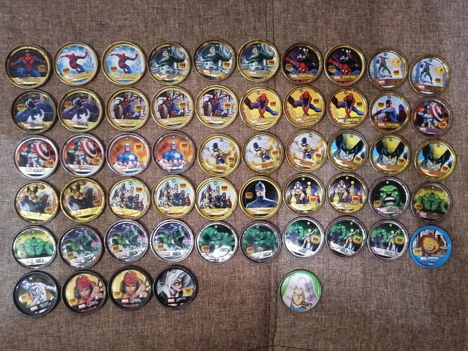 Продавам тазо/tazo на Pokemon, Yu-Gi-Oh, Marvel и други - Chipocao