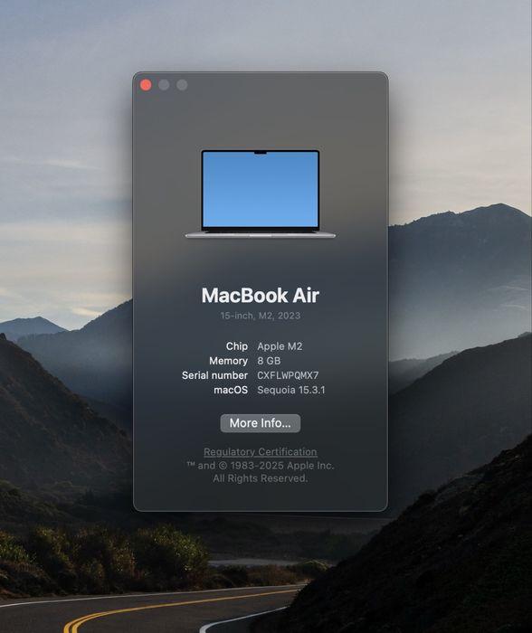 Macbook Air M2, на 15.6 дюймов