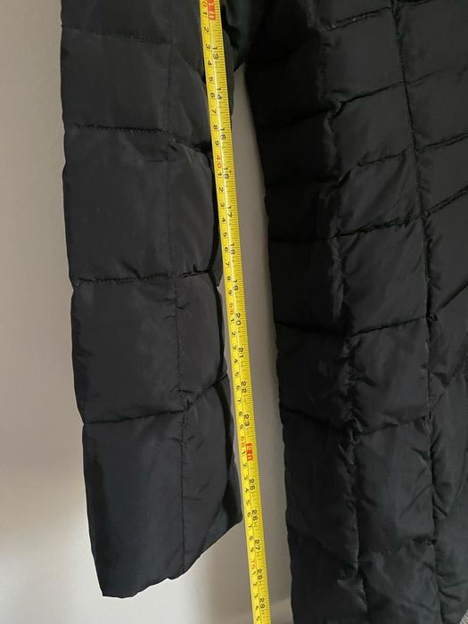 Черна дамска зимна  пухинка