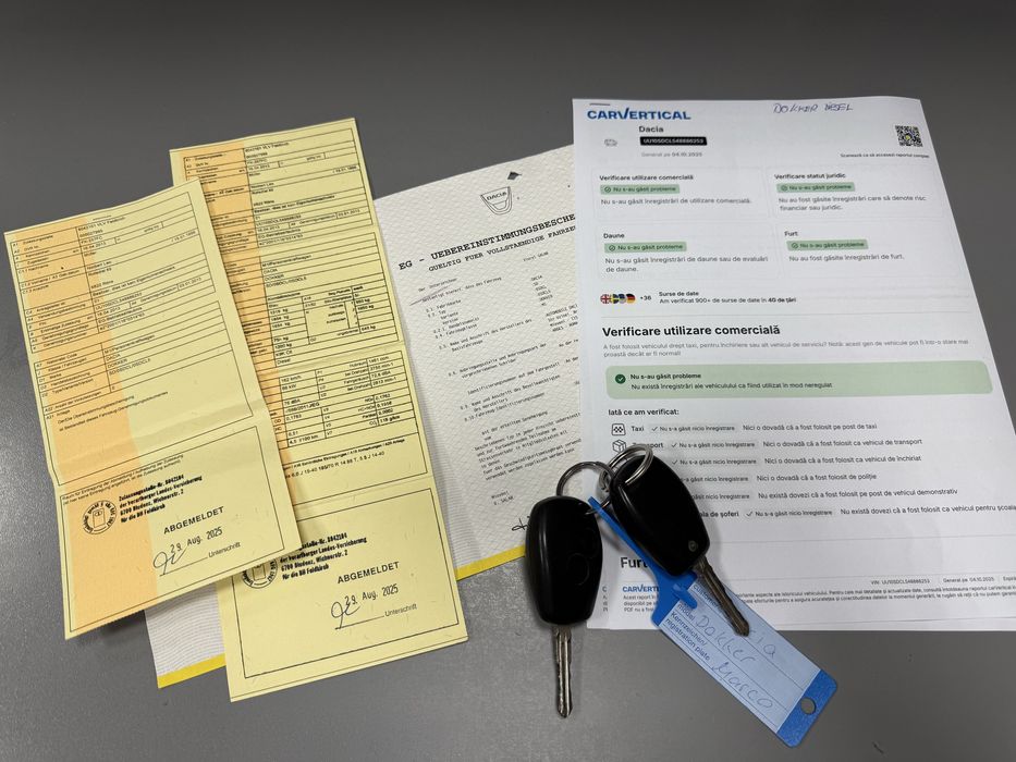 Dacia Dokker • An 2013 • Euro 5 • 1.5 Diesel