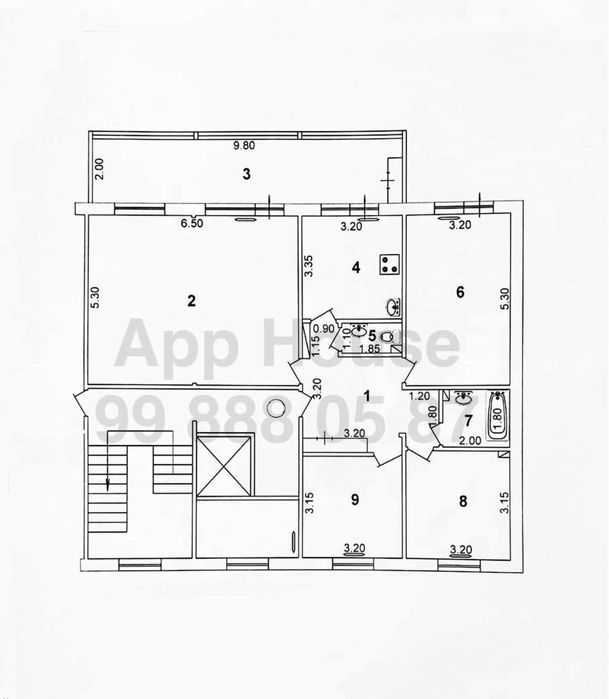 5 Комнат 5/9/9 Саракулька, Школа №294, Геташен
