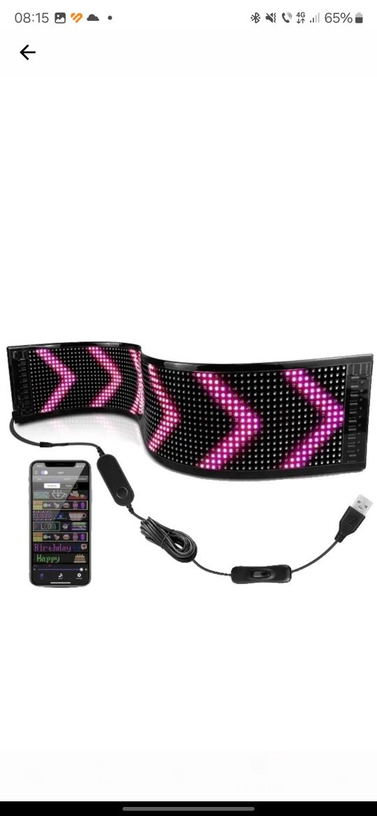 Panou led matrix reclamă luminoasă Bandă Led cu mesaje