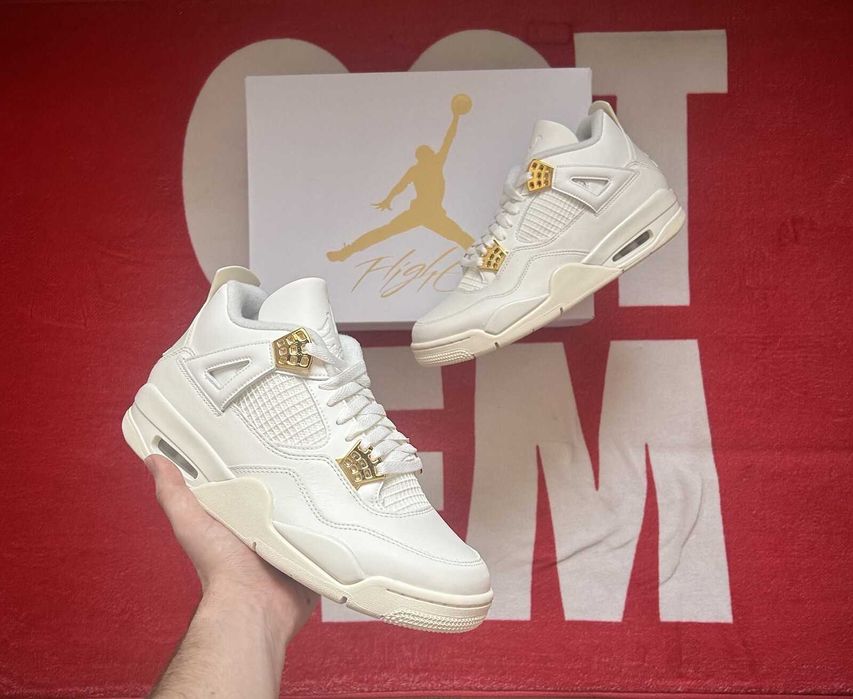 %OFERTA% Air Jordan 4 Metalic Gold Premium Orice Masura