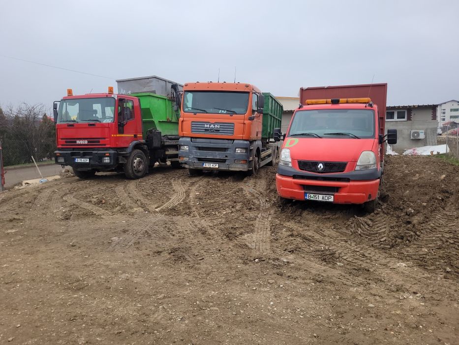Transport moloz deseuri din constructii polistiren rigips vata etc