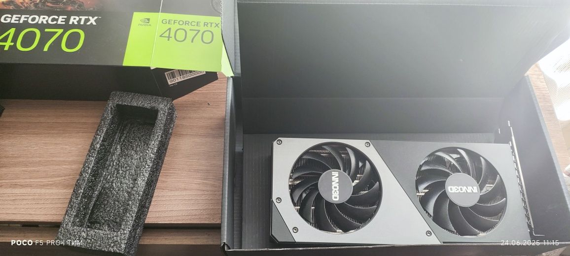 Видеокарту rtx 4070