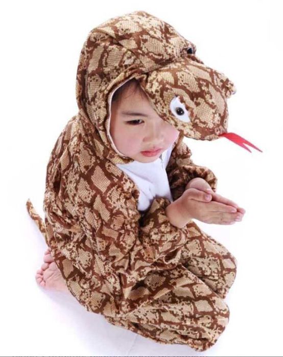 Costum SARPE piton anaconda reptila cerb broasca vaca caprioara pui