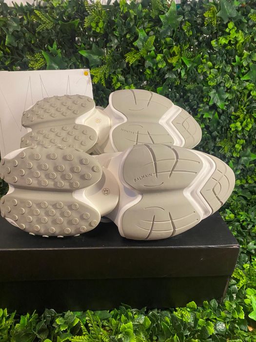 Adidasi/Sneakers Balmain Unicorn full white