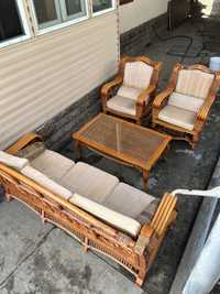 Ротанг 200х75 комплект мебели кресло диван