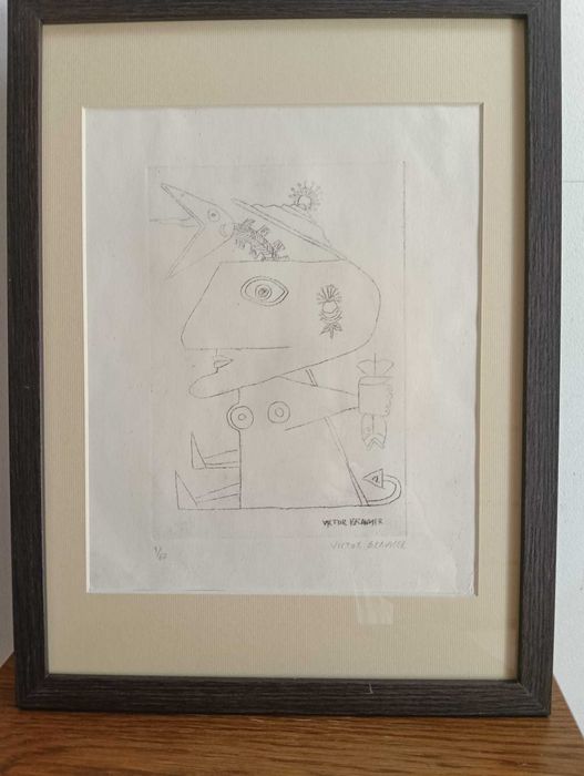 Gravura veche Victor Brauner - 2