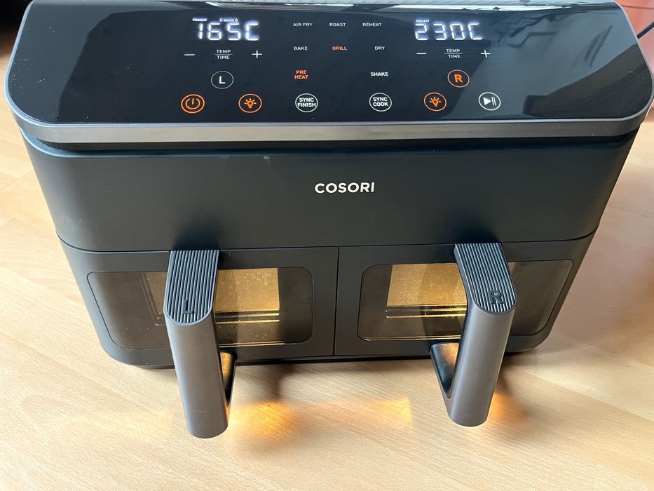 Friteuza cu aer cald dubla COSORI CAF-R901-AEU, 8.5l, 1750W, negru