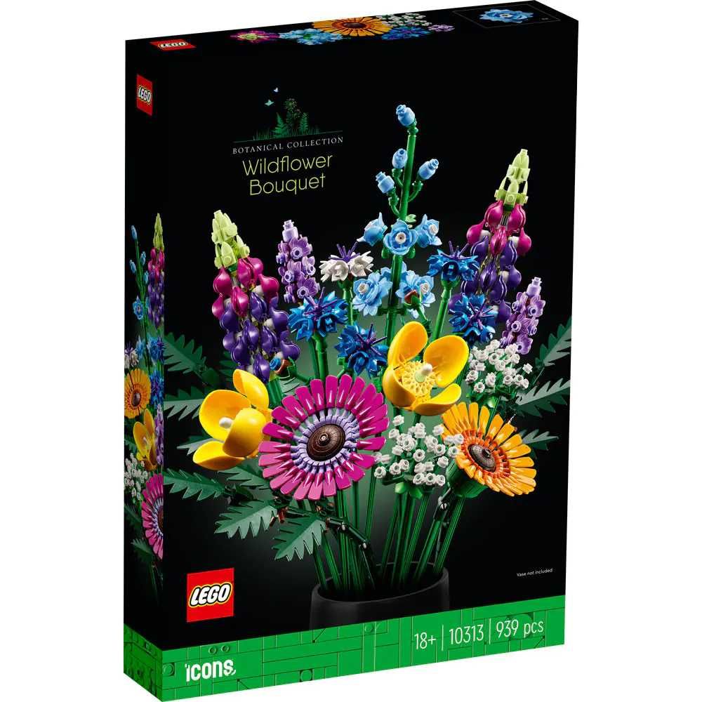 Нови Lego Botanical - Букет от диви цветя (10313) и Орхидея (10311)