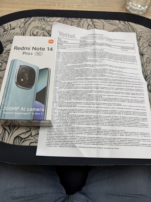 Xiaomi Redmi Note 14 Pro+ 5G 12/512gb - нов с гаранция