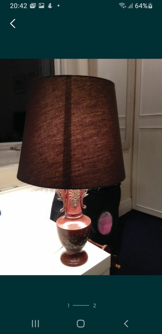 Lampa pentru noptiera sau masă