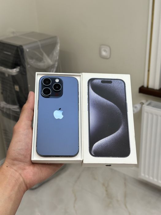 iPhone 15 Pro Blue Titanium