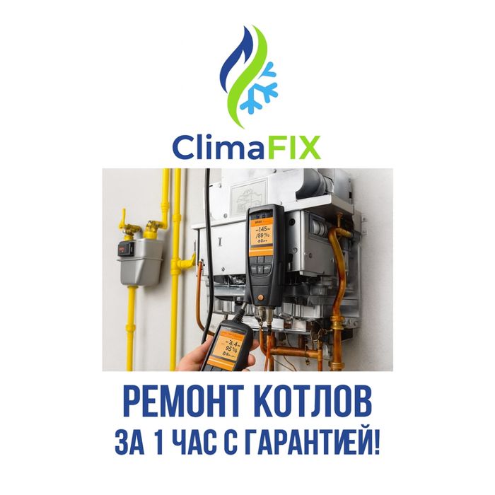 Быстрый ремонт котлов с гарантией!