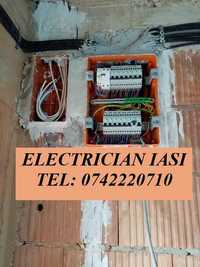 Electrician execuție și reparații instalații electrice Iași
