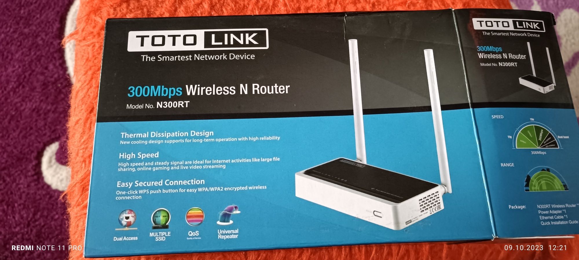 Рутер TOTO LINK 300 Mbps