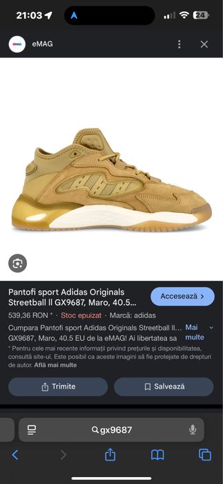 Adidas Streetball II originali 44-2/3