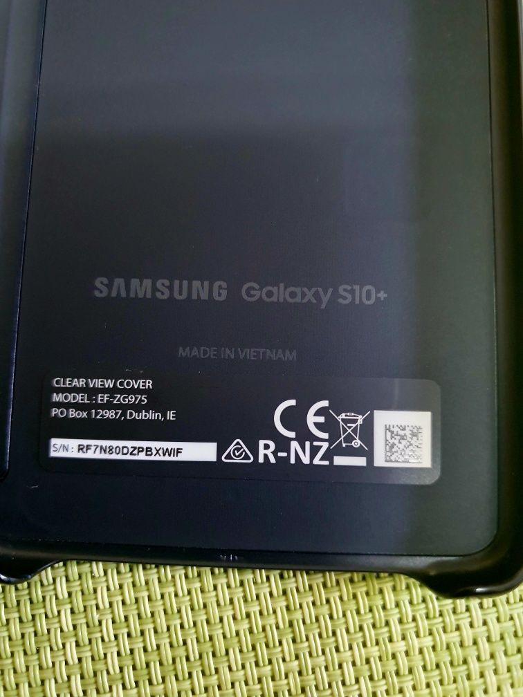 Husa Smart CLEAR VIEW Samsung Galaxy S10+ , Activa, Originala