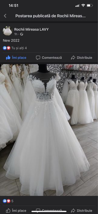 Rochie mireasa tip A