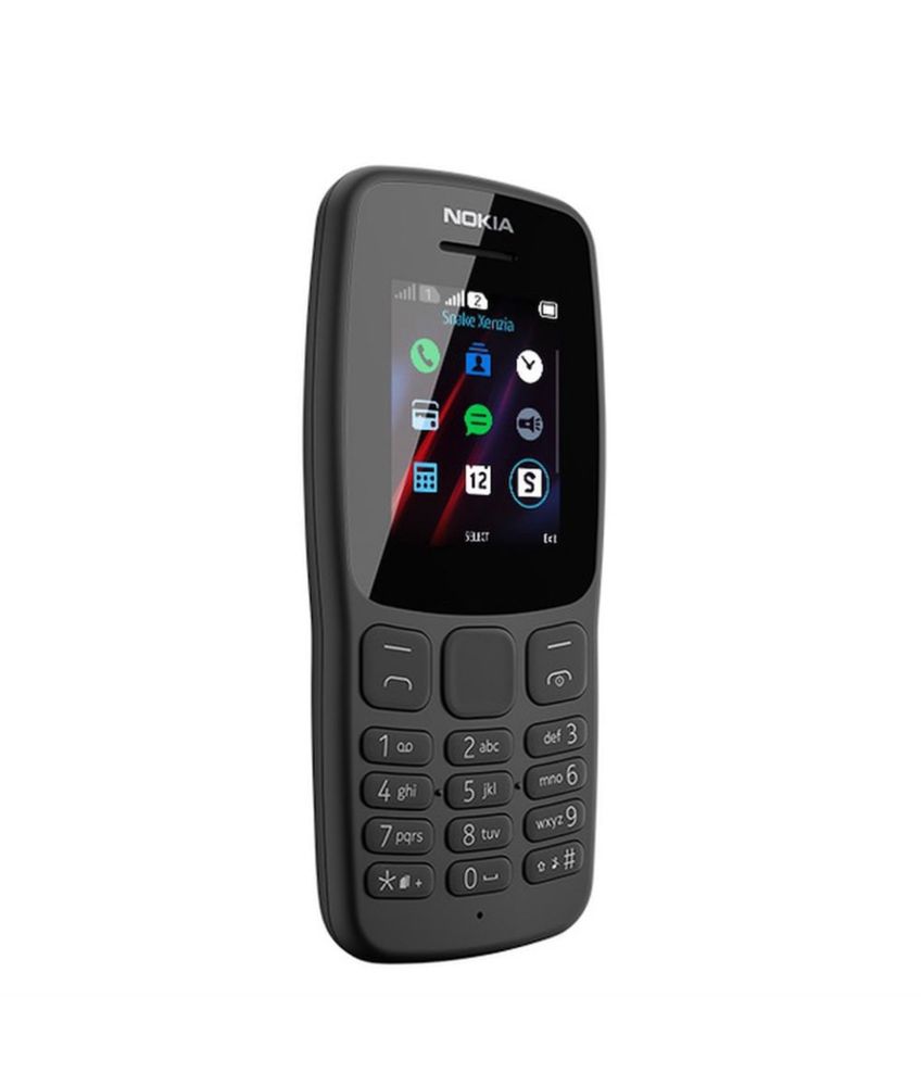Telefon mobil Nokia 106, Dual SIM, Negru