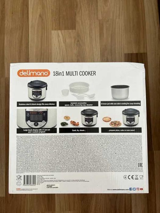 Multi cooker 18 in 1 Delimano