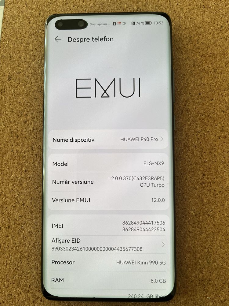 Huawei P40 Pro 256 Gb ID-kei633