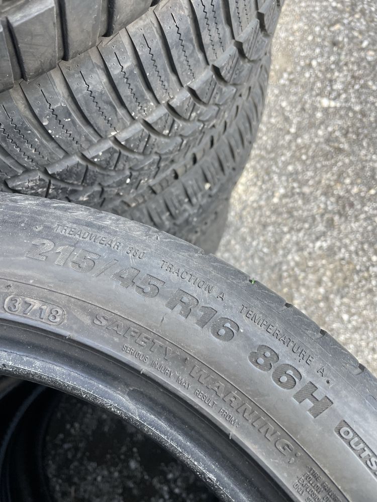 215/45/16 KUMHO 2бр. 7мм