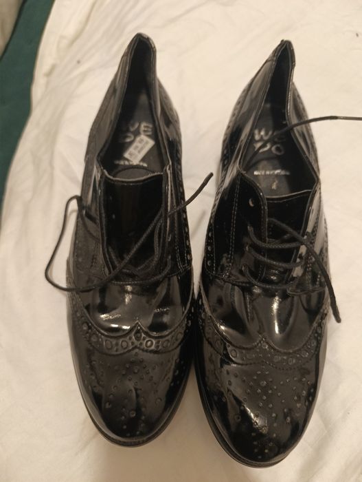 Pantofi piele naturala lacuita pentru evenimente Nr 38