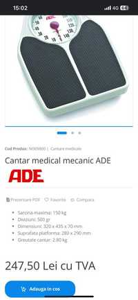 Cantar medical mecanic ADE