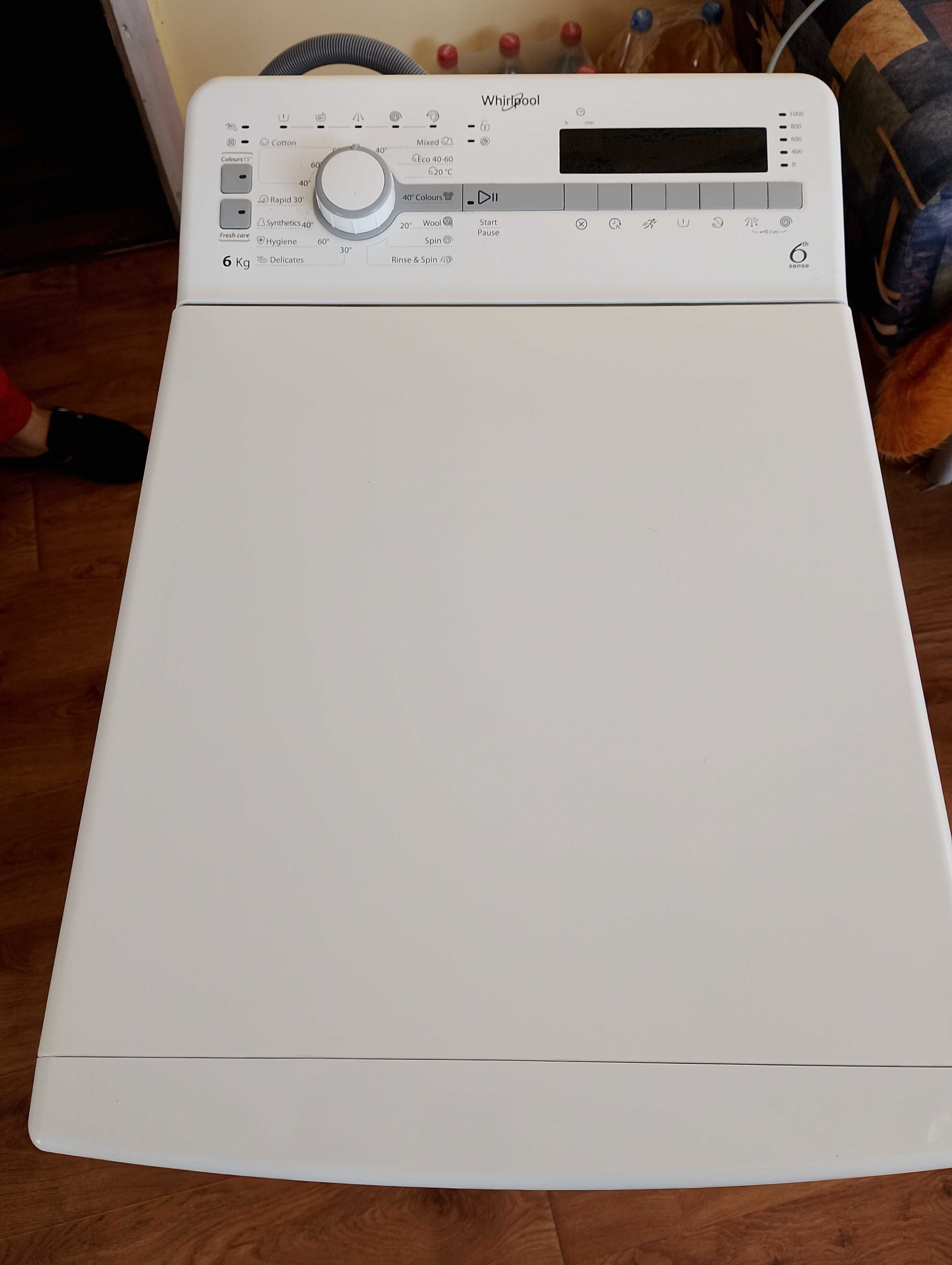 Пералня с горно зареждане WHIRLPOOL