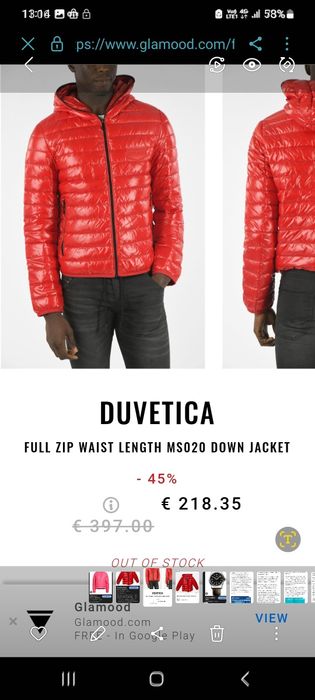 Duvetica puffer 42