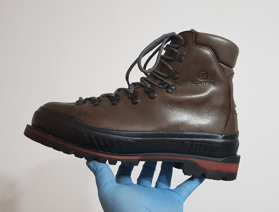 Bocanci SCARPA din piele naturală, ghete ptr vânătoare, alpinism 46 EU