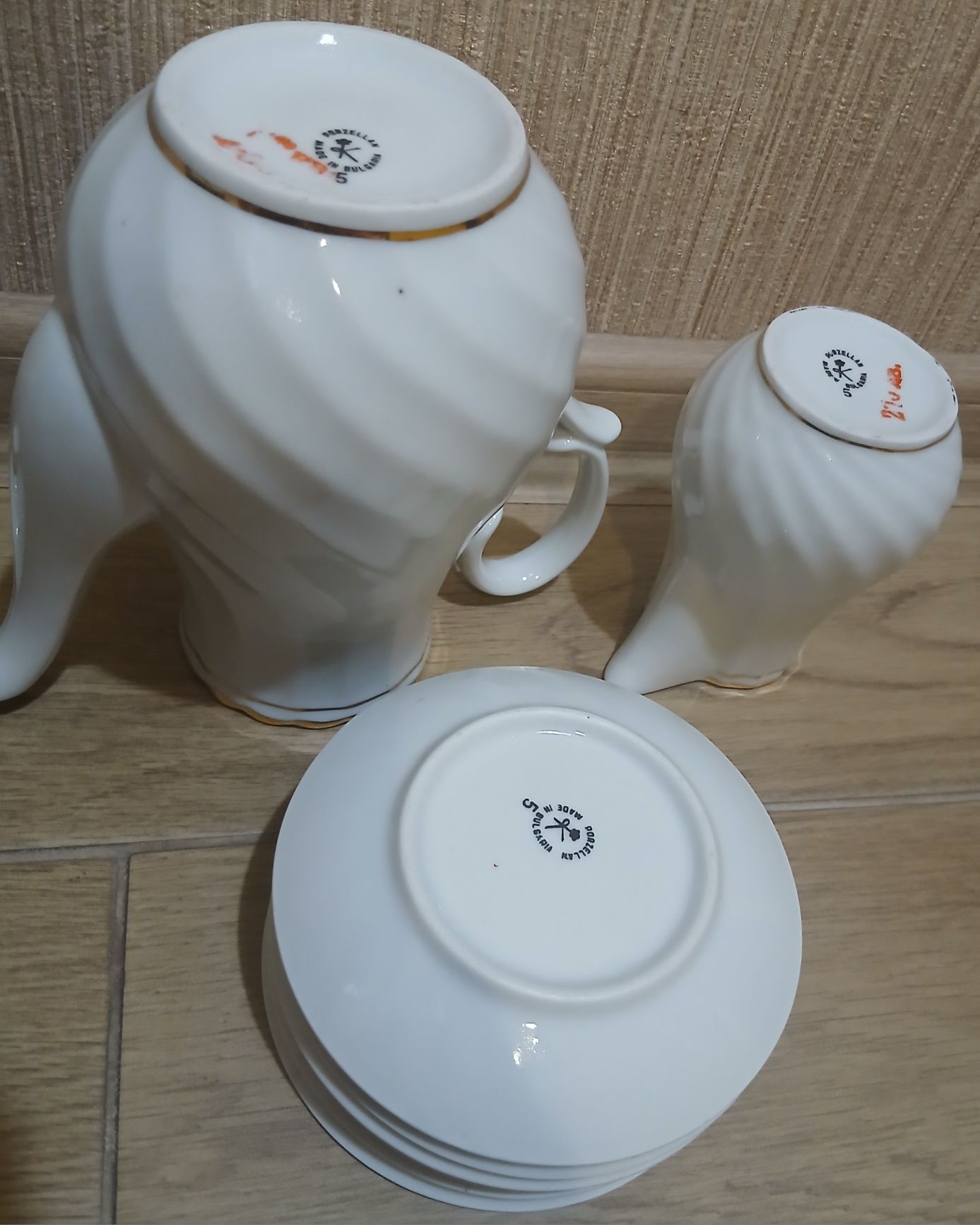 Български порцеланов комплект за кафе чай Made in Bulgaria порцелан
