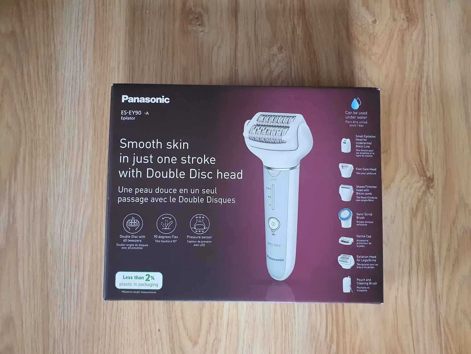 Epilator Panasonic 60 pensete ES-EY90-A503 Acumulator Nou Garantie