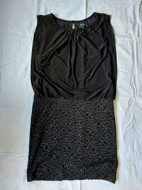 Официална черна рокля R&M Richards, размер 42