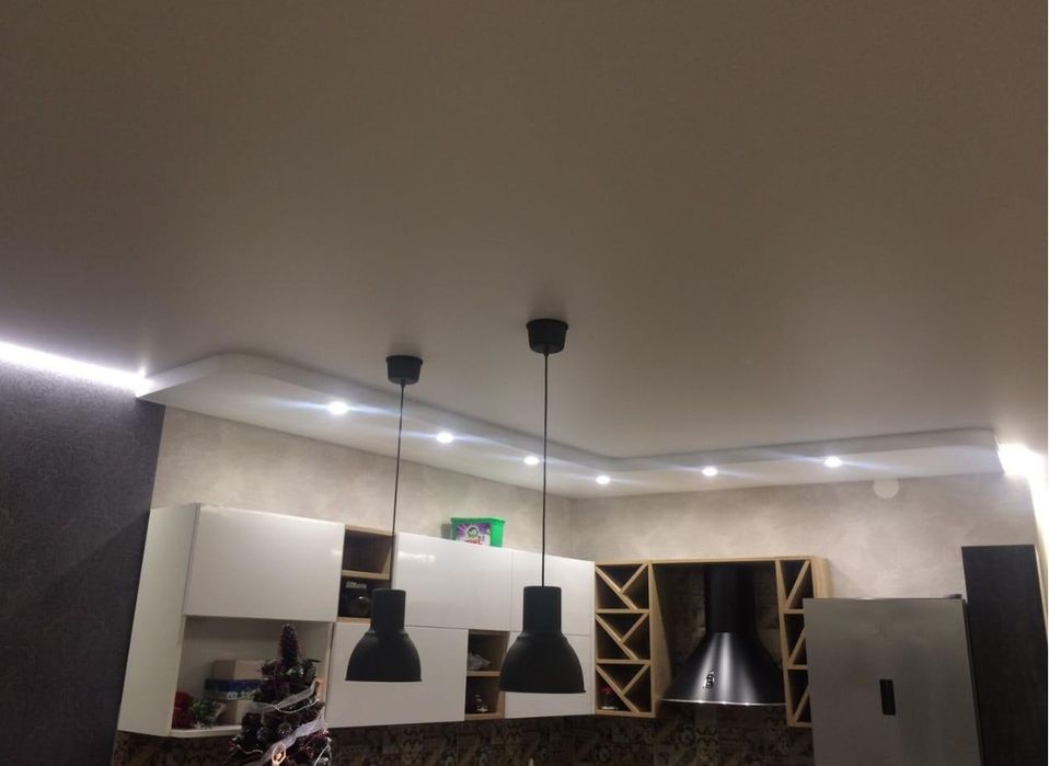 Ремонт Установка Натяжные потолки + Монтаж от 0% до 100%