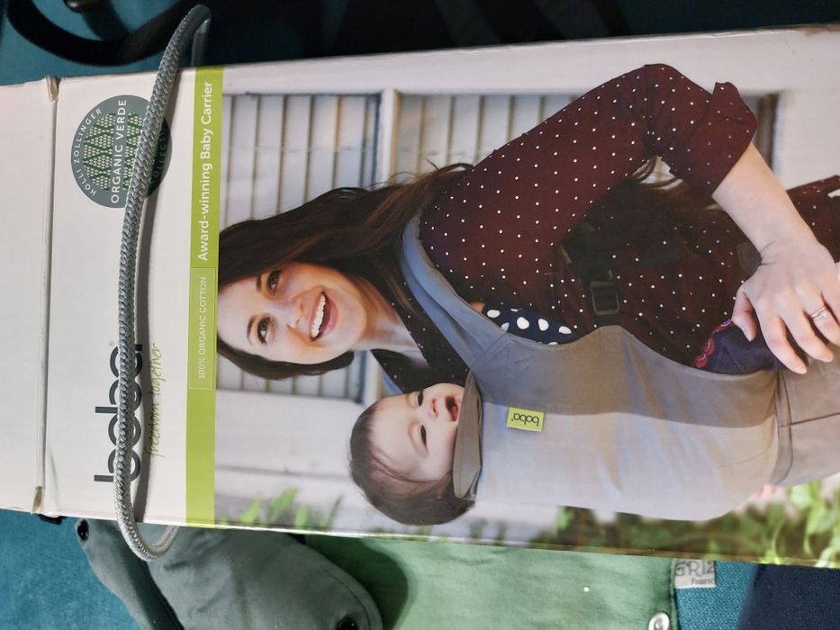 Ергономична раница за бебеносене Boba 4G Organic Cotton Verde