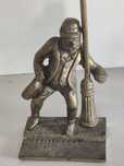 Statueta bronz 1920 /bețiv/lampadar 33cm