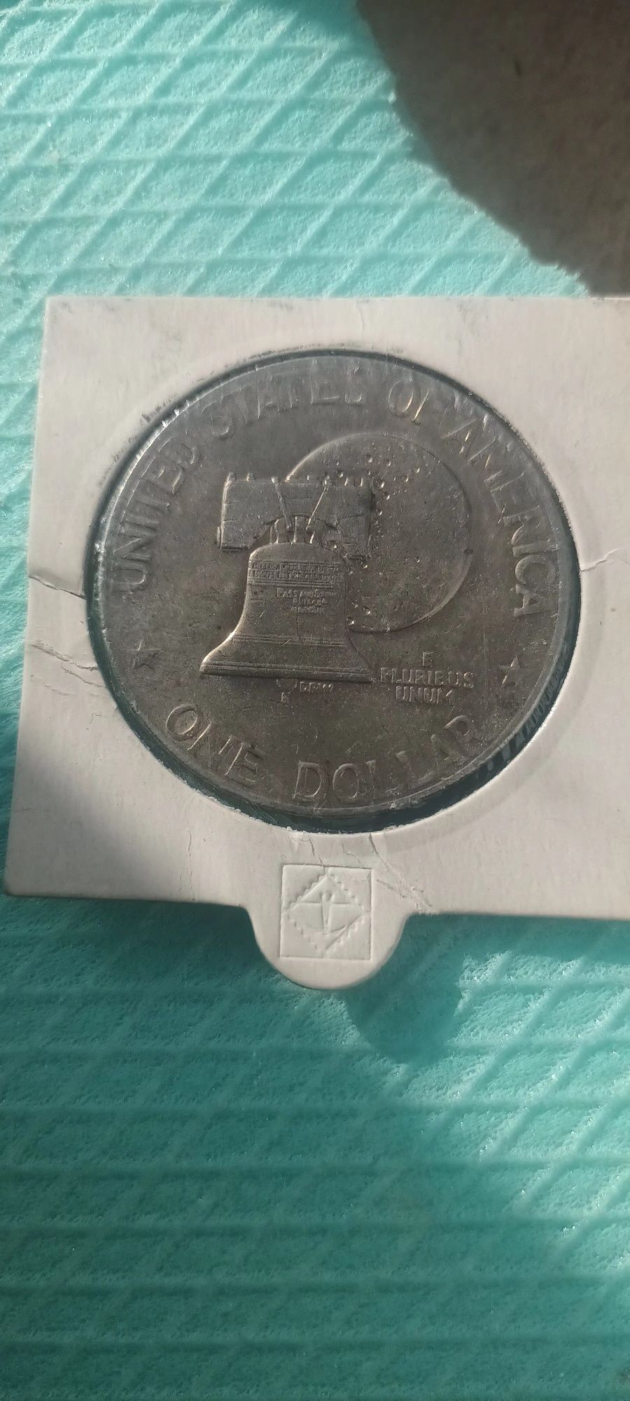 1 долар 1976г.Юбилеен.Независимота на Америка. Ген.Айзенхауер.Сащ.