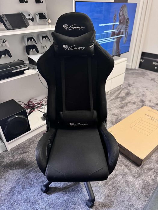 Scaun gaming  genesis cu lumini led