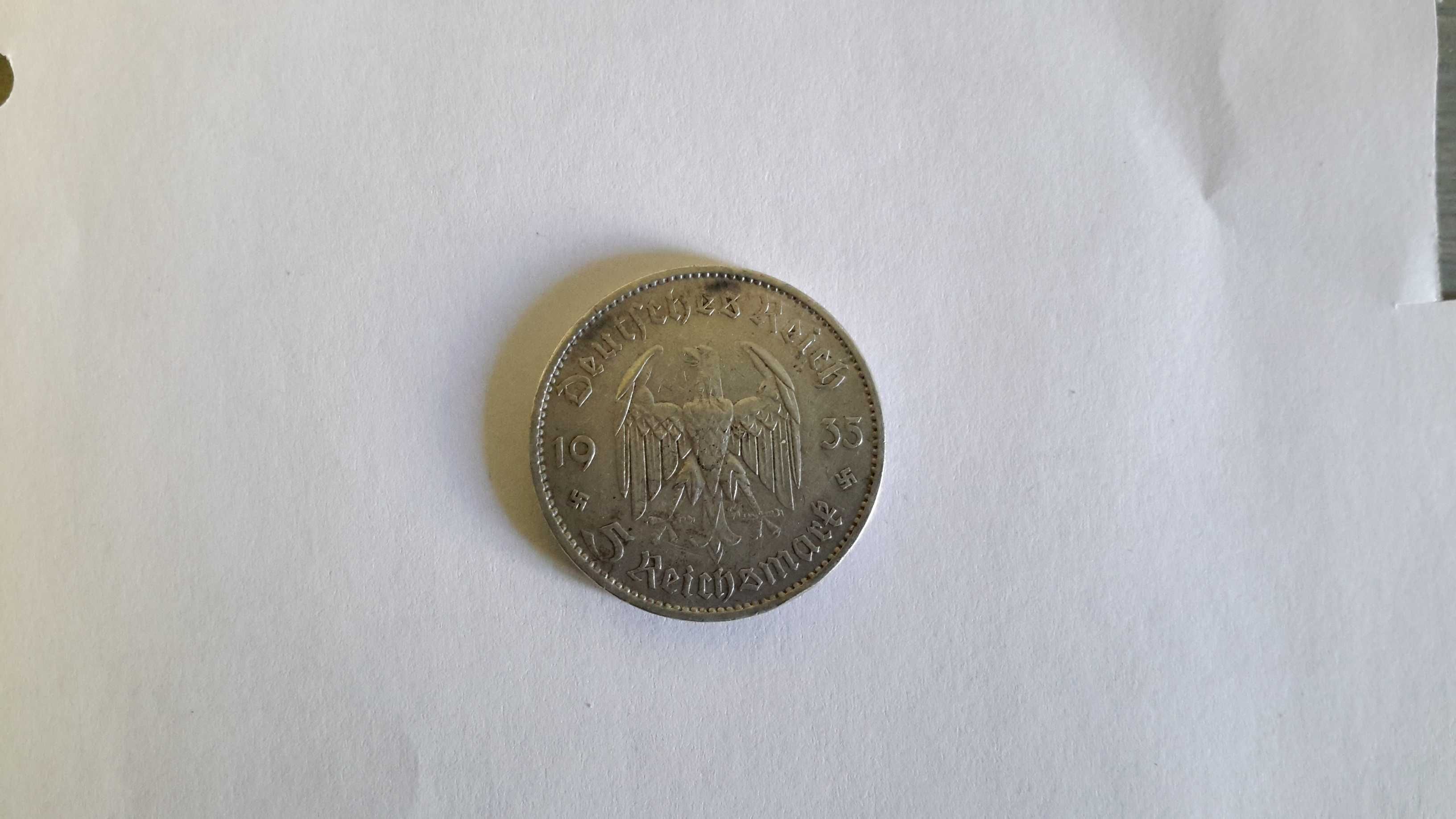 Moneda argint 5 Marci Reichsmark