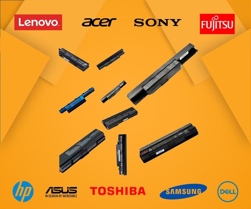 Аккумулятор/ Батарейка на ноутбук НР, Acer, Asus, Dell, Sony, Toshibа