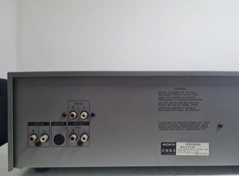 Casetofon deck Sony TC-K5