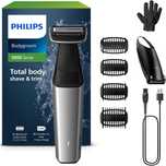 Водоустойчив Тример PHILIPS за Слабините и Тялото Bodygroom Serie 5000