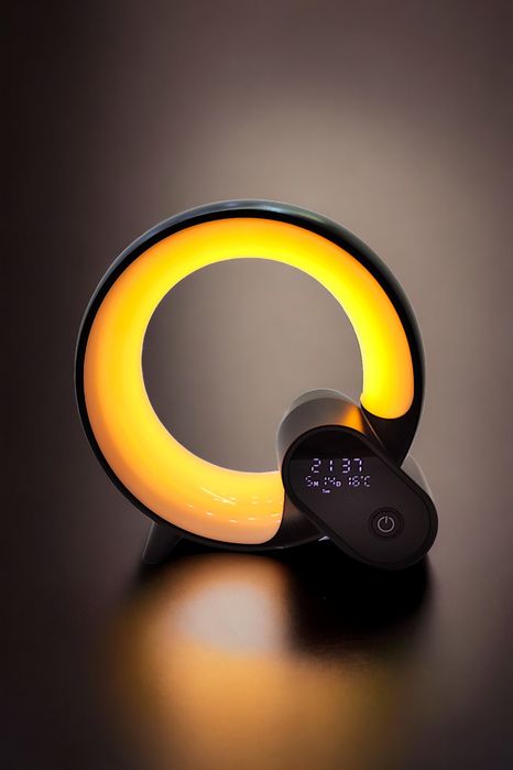 Lampa de birou SMART (alb / negru)