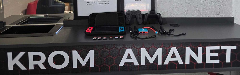 Nintendo Switch  + 6 jocuri * Krom Amanet Margeanului *