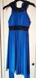Rochie albastra cu pietre