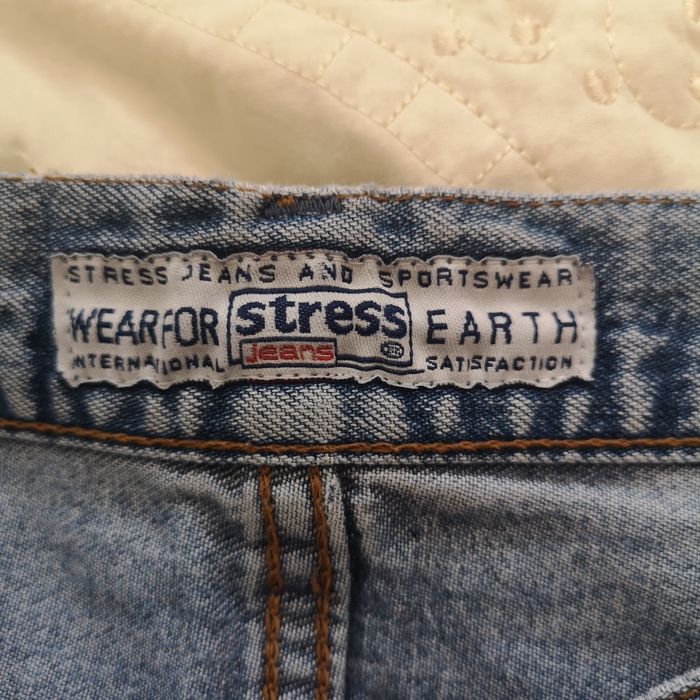 Pantaloni scurți blugi cu talie înaltă, W 29, S-M