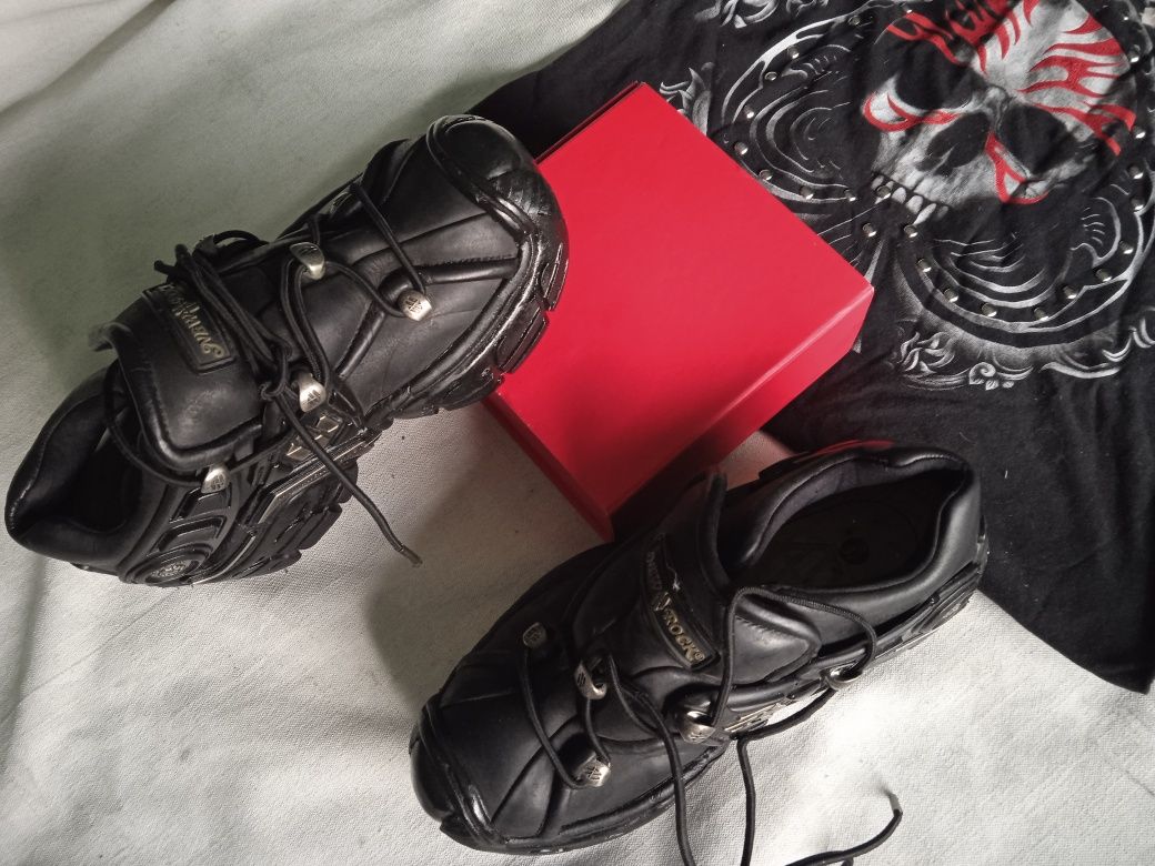 Есклюзивные ботинки Goth Punk Rock Styles  Испания  NEWROCK 36,5-37